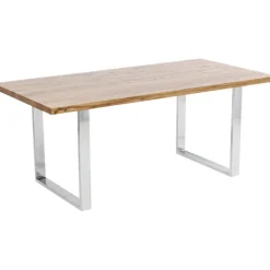 Plateau de table Tavola bord droit chêne 160x80><noscript><img width=