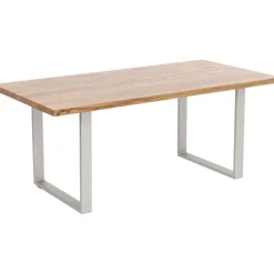 Plateau de table Tavola bord droit chêne 160x80><noscript><img width=