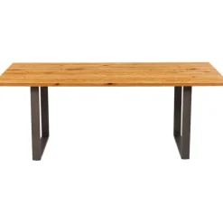Plateau de table Tavola bord biseauté chêne 160x80><noscript><img width=