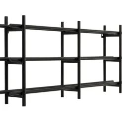 Porte-bouteilles Cape Town noir 80x34cm><noscript><img width=