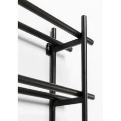 Porte-bouteilles Cape Town noir 80x34cm><noscript><img width=
