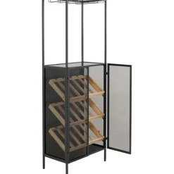 Porte-bouteilles Porto Bar noir 60x170cm><noscript><img width=