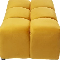 Pouf Belami velours ambre><noscript><img width=