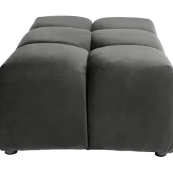 Pouf Belami velours gris><noscript><img width=