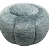 Pouf Fiori bleu Ø52cm>KARE Design Hot