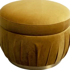 Pouf Nube jaune Ø56cm>KARE Design Sale