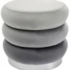 Pouf Sandwich gris Ø45cm>KARE Design Online
