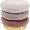 Pouf Sandwich mauve Ø45cm>KARE Design Discount