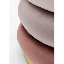 Pouf Sandwich mauve Ø45cm><noscript><img width=