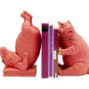 Serre-livres Hippo fuchsia (2/set)>KARE Design Clearance