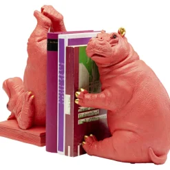 Serre-livres Hippo fuchsia (2/set)><noscript><img width=