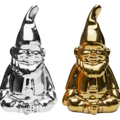 Set sel et poivre Gnome argenté-doré (2/Set)>KARE Design Discount