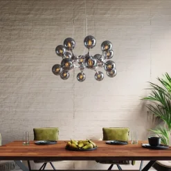 Suspension Atomic Balls argenté Ø74cm>KARE Design Outlet