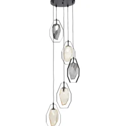 Suspension Diamond Fever Spiral noir Ø42cm><noscript><img width=