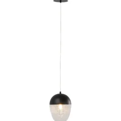 Suspension Frozen noir mat Ø20cm><noscript><img width=