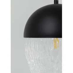 Suspension Frozen noir mat Ø20cm><noscript><img width=