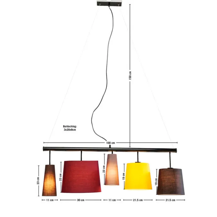 Suspension Parecchi colore 100cm>KARE Design Discount