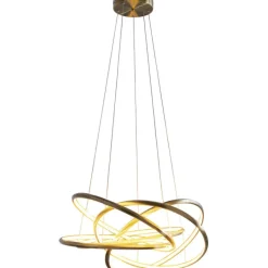 Suspension Saturn LED doré GM><noscript><img width=