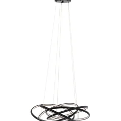 Suspension Saturn noir Ø72cm>KARE Design Sale