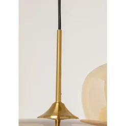 Suspension Sphere ambre Ø45cm><noscript><img width=