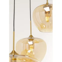 Suspension Sphere ambre Ø45cm><noscript><img width=