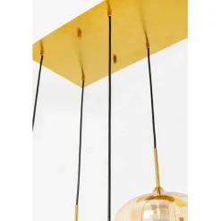 Suspension Sphere ambre 160cm><noscript><img width=
