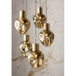 Suspension Supernova Amber Cinque Ø50cm><noscript><img width=