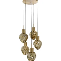 Suspension Supernova Amber Cinque Ø50cm><noscript><img width=