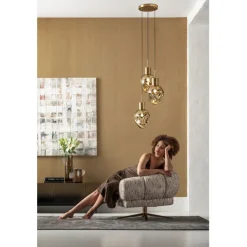 Suspension Supernova Amber Tre Ø45cm>KARE Design New
