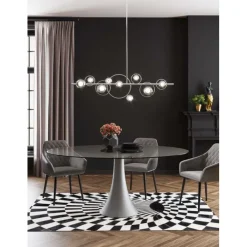 Suspension Universe chrome 110cm>KARE Design Hot