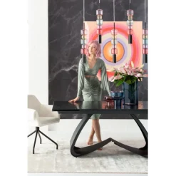 Table à rallonges Bellagio Bubble 180(40+40)x98cm><noscript><img width=
