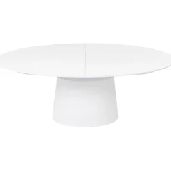 Table à rallonges Benvenuto blanche 200(50)x110cm>KARE Design Sale