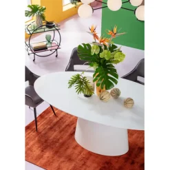 Table à rallonges Benvenuto blanche 200(50)x110cm><noscript><img width=
