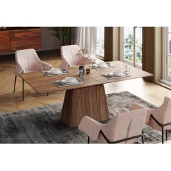 Table à rallonges Benvenuto noyer 200(><noscript><img width=