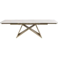 Table à rallonges Nelly greige 180(40+40)x90cm>KARE Design Discount