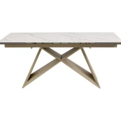Table à rallonges Nelly greige 180(40+40)x90cm><noscript><img width=