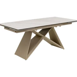 Table à rallonges Nelly greige 180(40+40)x90cm><noscript><img width=