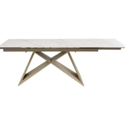 Table à rallonges Nelly greige 180(40+40)x90cm><noscript><img width=