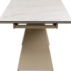 Table à rallonges Nelly greige 180(40+40)x90cm><noscript><img width=