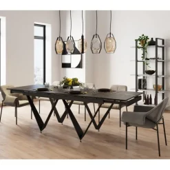 Table à rallonges Sandra 180(40+40)x90cm>KARE Design Outlet