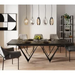 Table à rallonges Sandra 180(40+40)x90cm><noscript><img width=