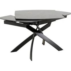 Table à rallonges Twist noir 120(30+30)x90cm><noscript><img width=