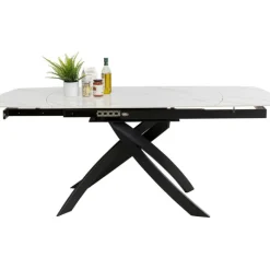 Table à rallonges Twist onyx 120(30+30)x90cm><noscript><img width=