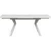 Table à rallonges Xenia blanc 140(+30+30)x80cm>KARE Design Hot