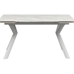 Table à rallonges Xenia blanc 140(+30+30)x80cm><noscript><img width=