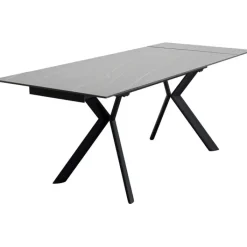 Table à rallonges Xenia noir 140(30+30)x80cm>KARE Design Outlet