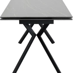 Table à rallonges Xenia noir 140(30+30)x80cm><noscript><img width=