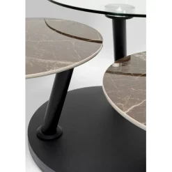 Table basse Avignon 80 (+124)x80cm><noscript><img width=