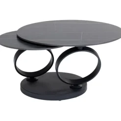 Table basse Beverly noir 133x80cm><noscript><img width=