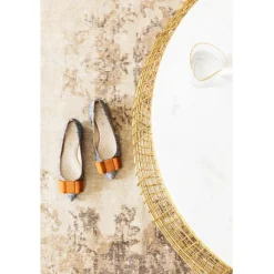 Table basse Cesta Marble doré Ø100cm><noscript><img width=